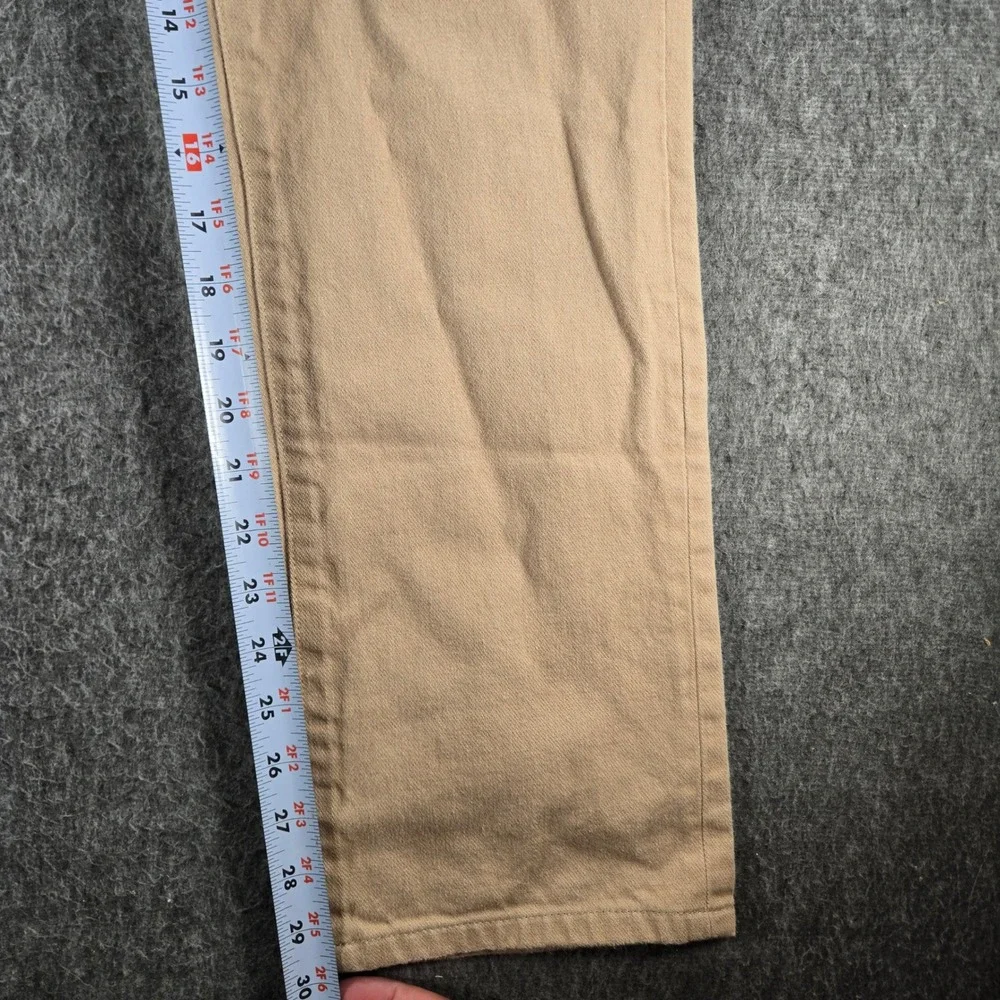 Taylor Stitch Democratic Pants Mens 33 Khaki Tan Organic Cotton Canvas Gorpcore